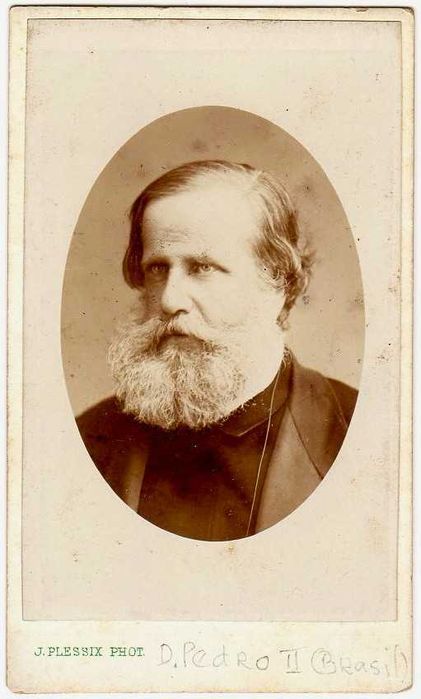 MUITO RARA Fotografia Original do Imperador do Brasil D. Pedro II