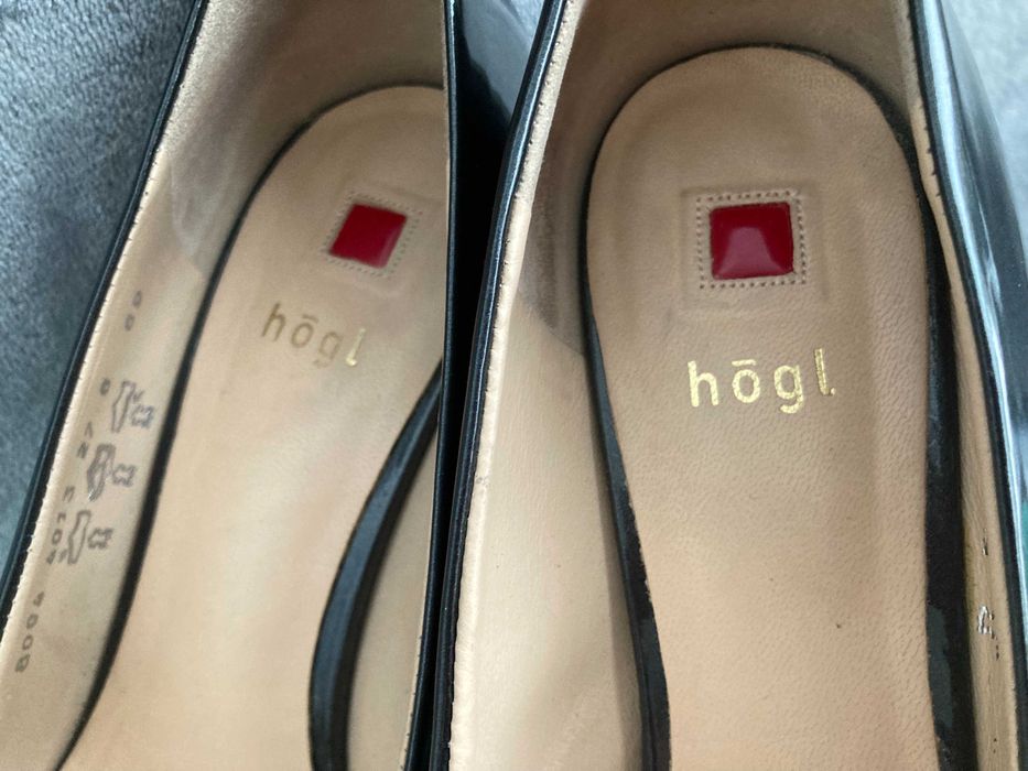 Premium szpilki HÖGL - 100% skóra - rozm. 39 (UK 6)