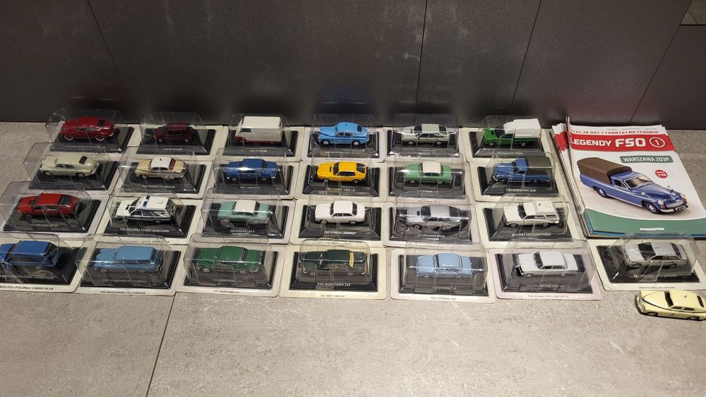 Legendy fso deagostini 1:43 modele hachette kap fiat polonez syrena