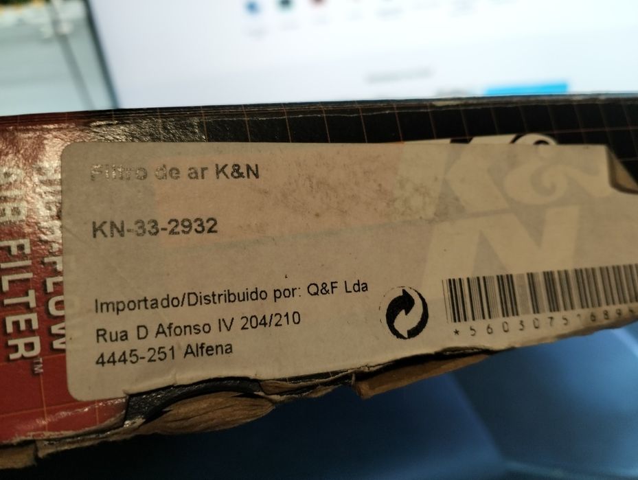 Filtro de ar KN 33-2932