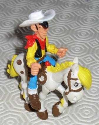 Lucky Luke e Joly Jumper em PVC