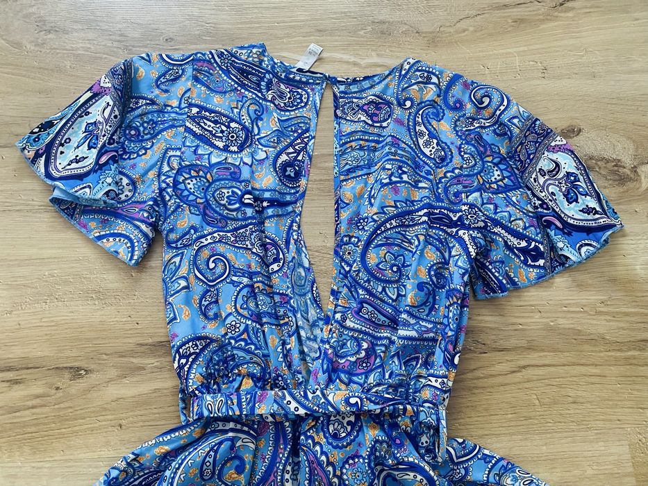 Nowy kombinezon letni Amisu XS 34 niebieski nowy