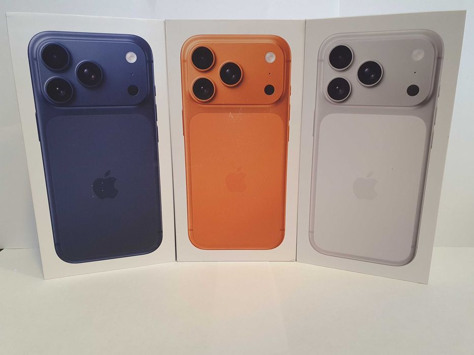Iphone 17 pro max 256gb niebieski, srebrny, pomarańczowy nowy