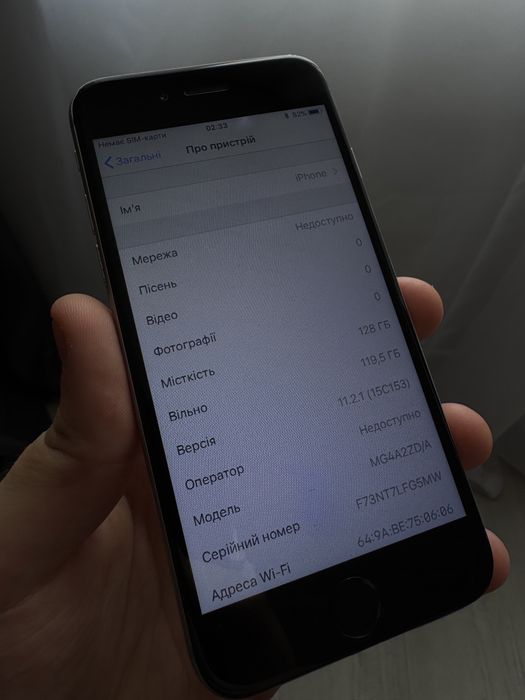 Iphone 6 128gb з деффектом камери