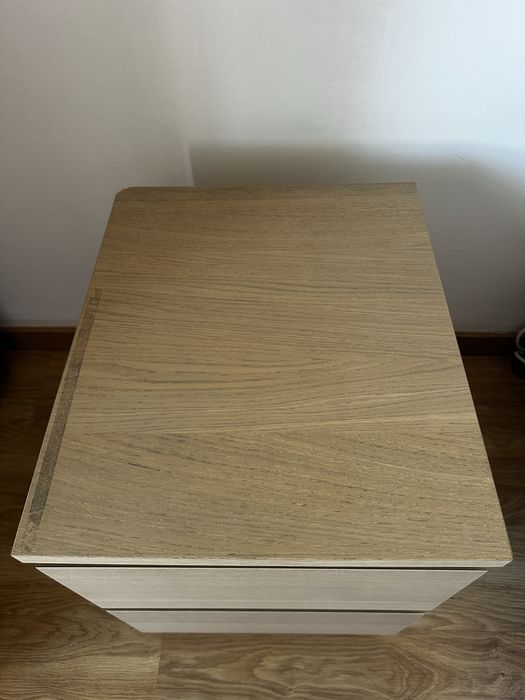 Mesa de Cabeceira Malm Ikea Carvalho