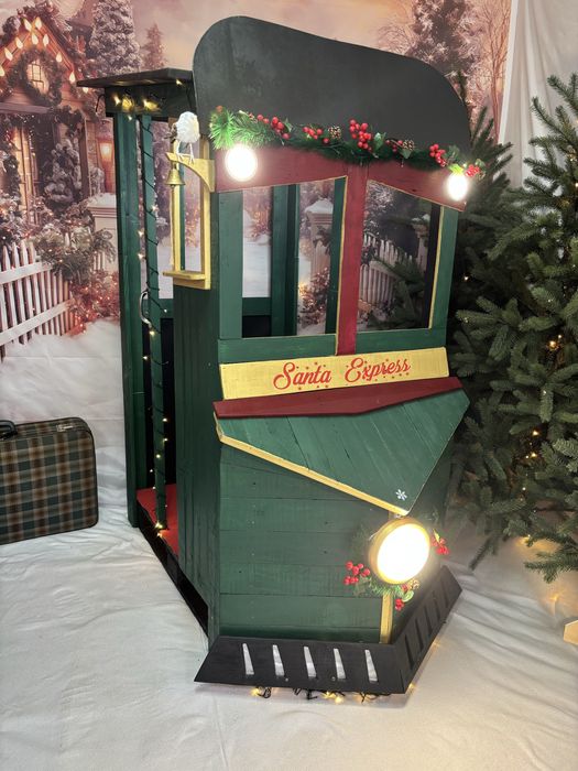 Comboio cenario de Natal