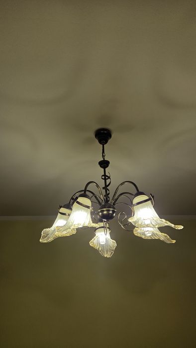 Komplet lamp wisząca i stojąca