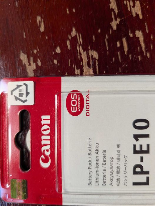 Canon (Bateria) LP-E10 Nova e Selada — Original