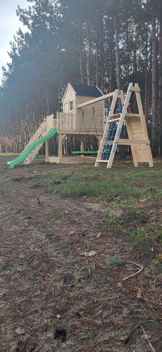 Domek dla dzieci Domek ogrodowy Plac zabaw Domek drewniany