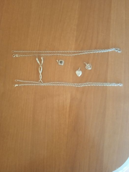 Sprzedam srebrne łańcuszki