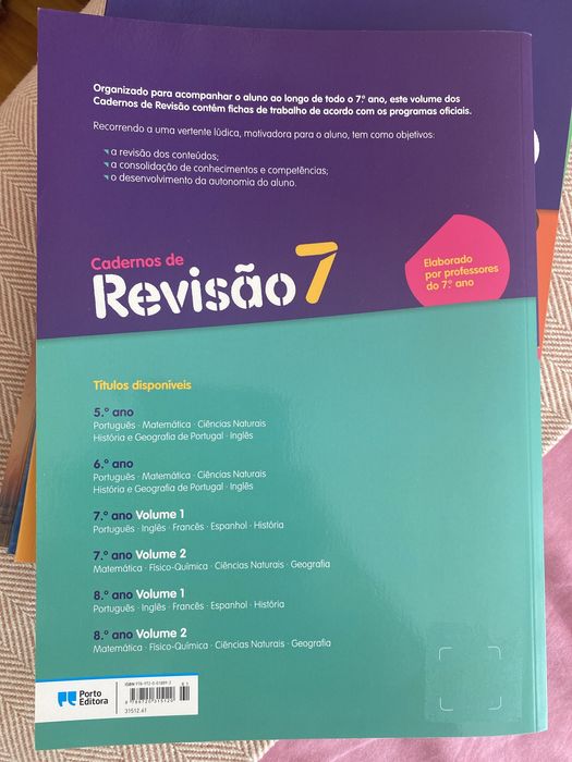 Cadernos de revisão 7 ano volume 2