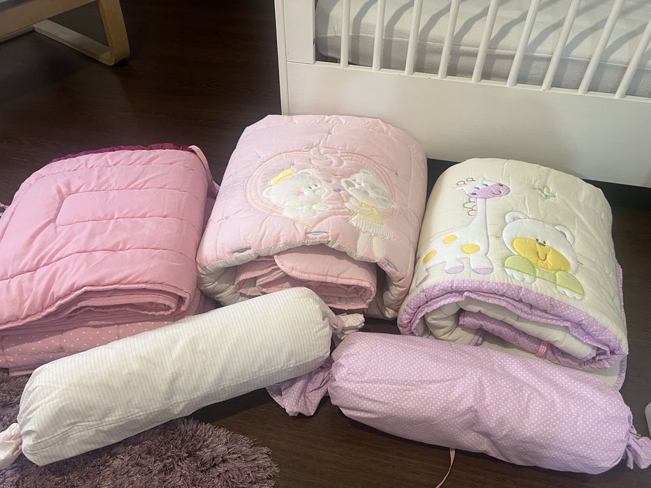 Conjunto de roupa de cama para cama de grades