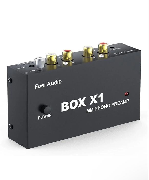 Фонокоректор Fosi Audio BOX X1 MM Phono Preamp — Новий, повний комплект