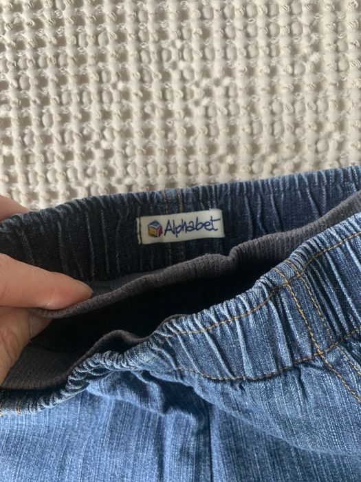 Ciepłe spodenki dla chłopca r.80, jeansy, bardzo fajne :)