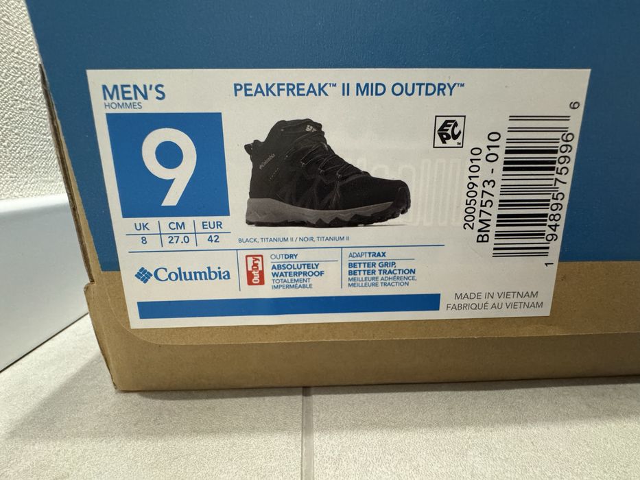 Черевики Columbia Peakfreak II Mid Outdry
