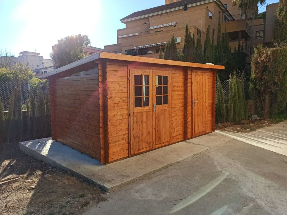 Casa de madeira com 2 Compartimentos, GLORIA H 12,9m2