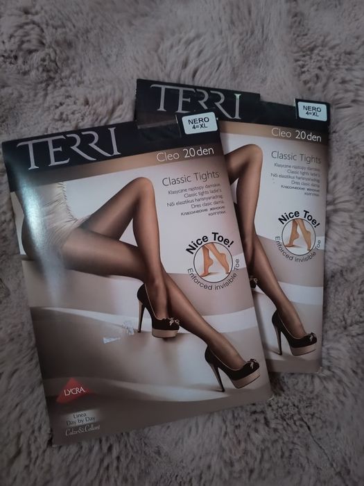 Nowe rajstopy czarne 4