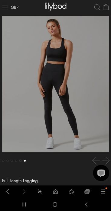 Leginsy Lilybod rozmiar.M