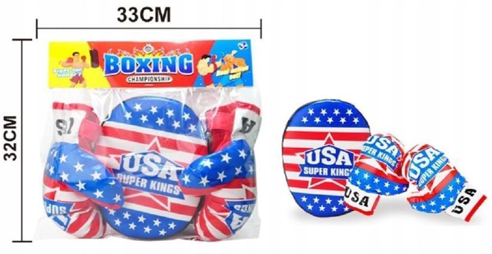 rękawice bokserskie treningowe dziecięce usa king worek bokserski