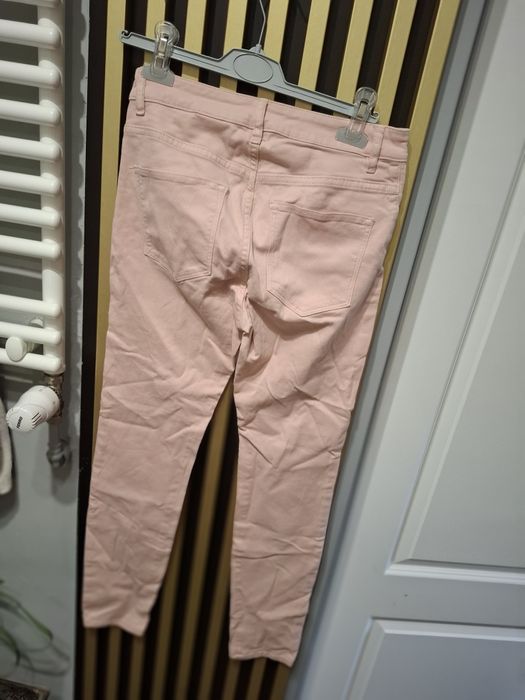 Spodnie pudrowy róż S
