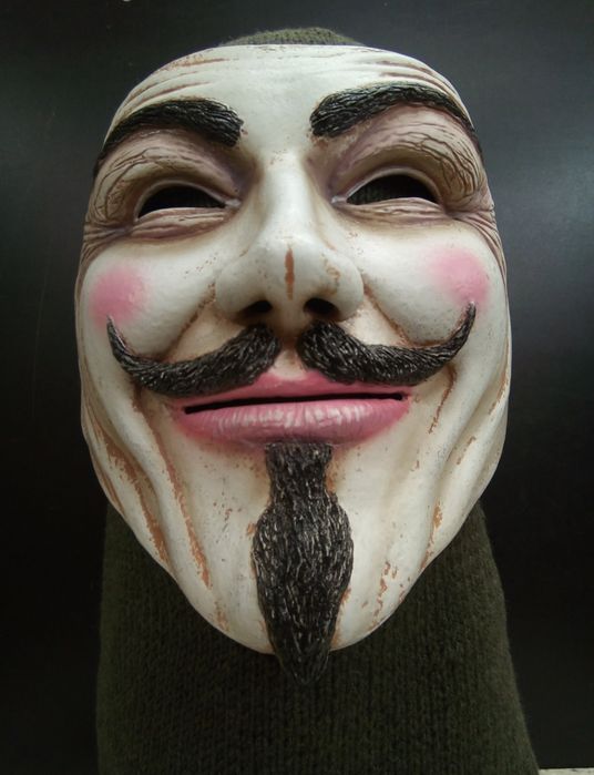 Máscara Premium Guy Fawkes Anonymous V de Vendetta