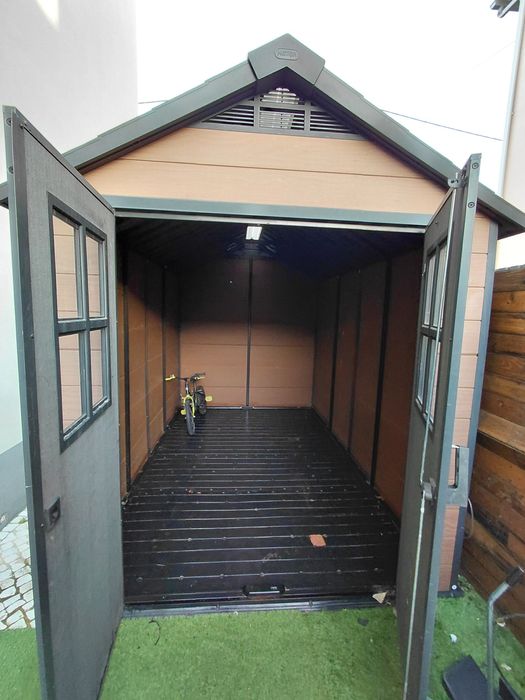 casa de jardim garagem resina KETER