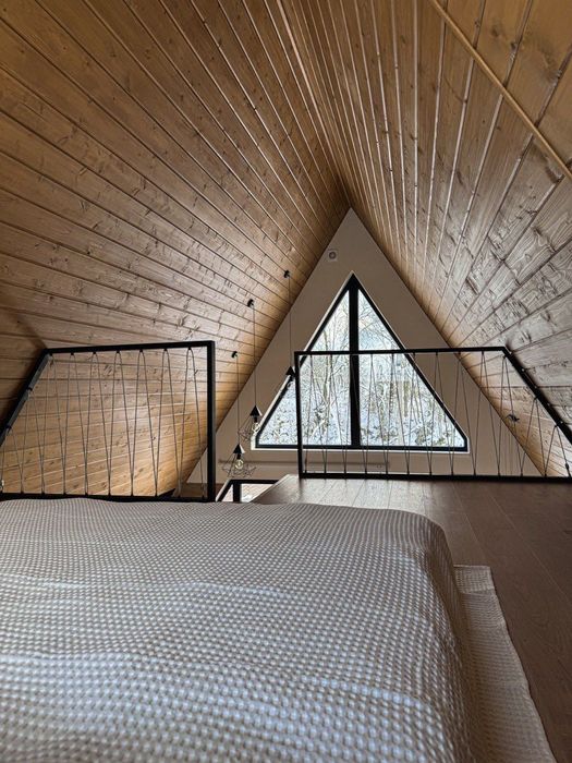 A-frame з чаном джакузі, Тустань