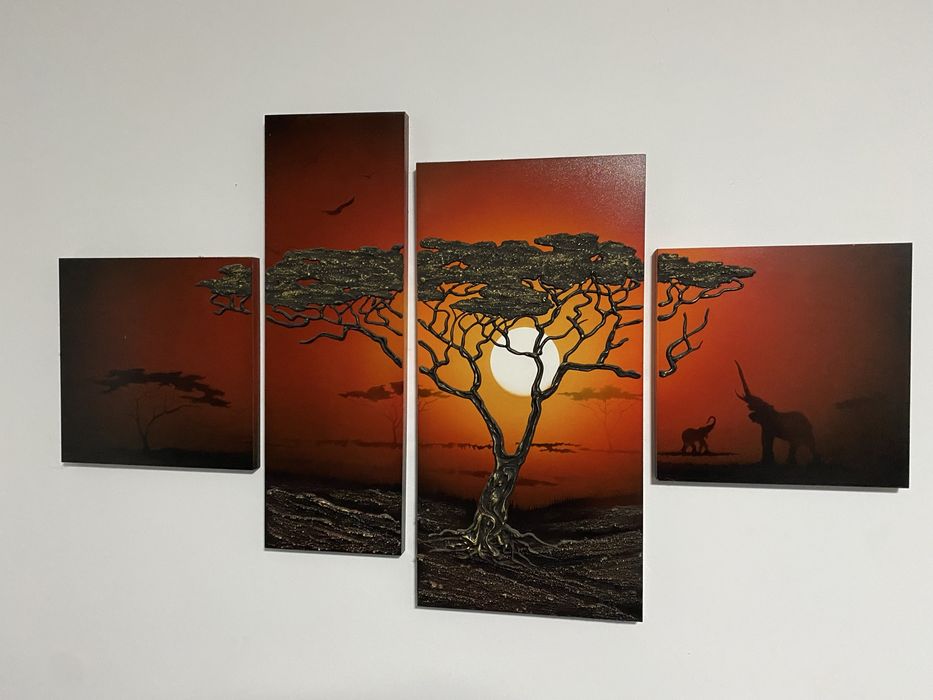 Obraz cztero czesciowy