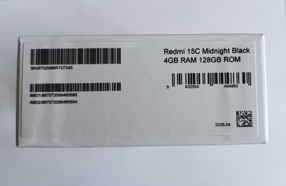 Telefon Redmi 15c