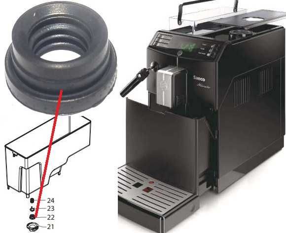 Zestaw uszczelki ekspres Philips Saeco HD EP SM Lirika Incanto LatteGo