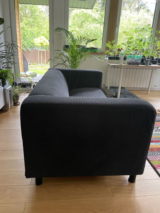 Sofa Ikea Klippan z nowym pokrowcem