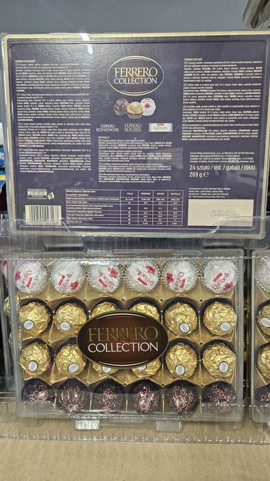 Цукерки фереро колекція
