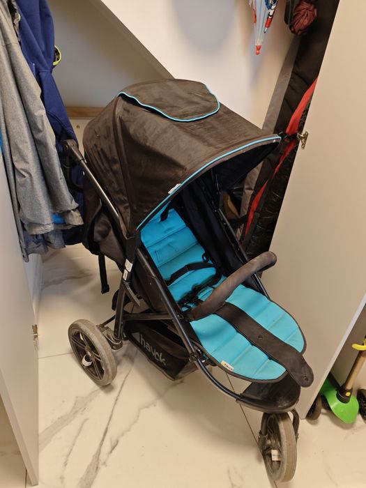 Wózek Hauck Rapid 3kołowy turkusowy spacerowy sportowy Zabrze stan bdb