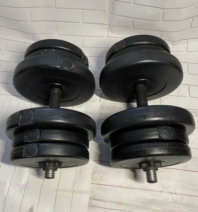 Гантели разборные 2х21кг комплект 42кг гантелі набірні з дисками