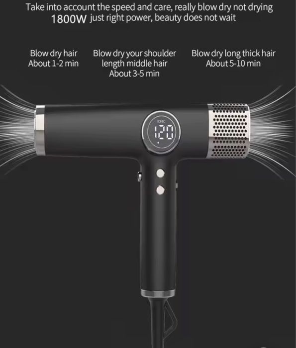 Фен з термоконтролем, стайлер, накрутка, краще ніж dyson