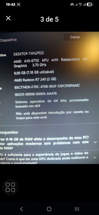 HP Pavilion 500. A10 6700.radeon R7 240. HDD 500 .16gb RAM.