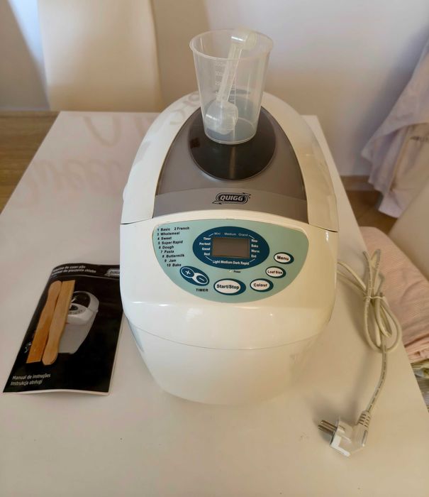 Máquina de Fazer Pão Quigg MD 12830 (Completa + Manual)