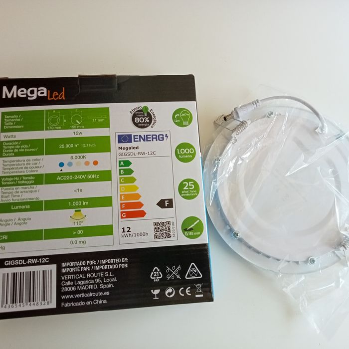 Vendo LED's de encastre