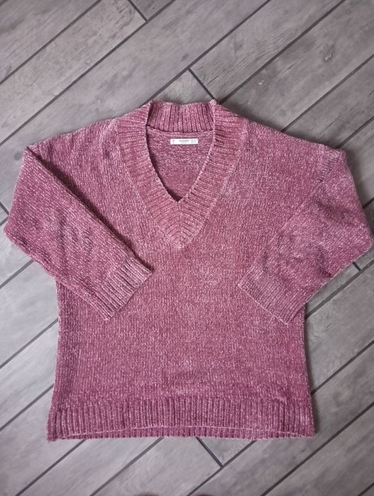 Piękny ciepły sweter Mango, gruby sweter, sweterek, sweter oversize, M