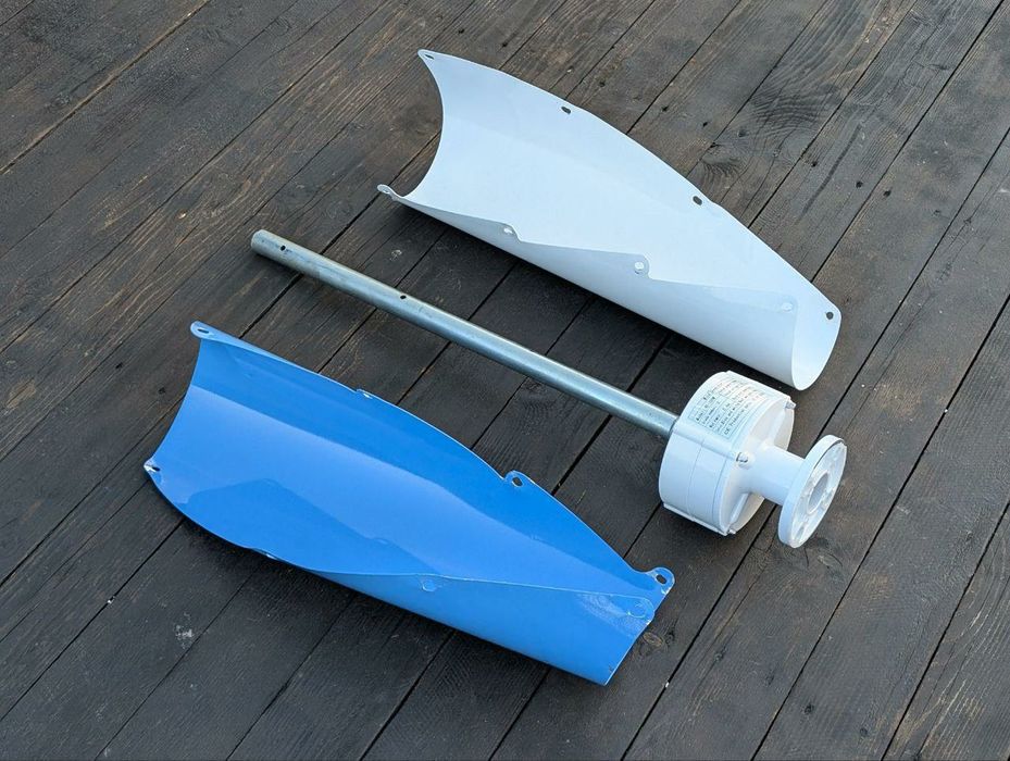 Вітрогенератор 100 Вт 12 В Спіральний вертикальний, автономний.