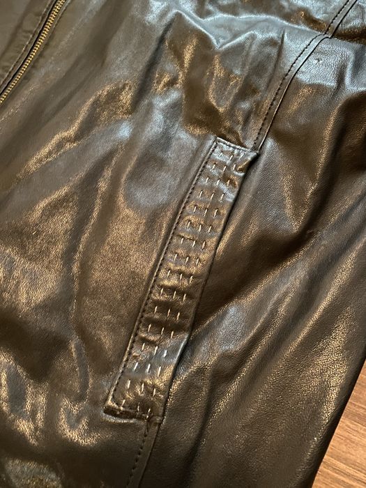 Кожана чоловіча куртка