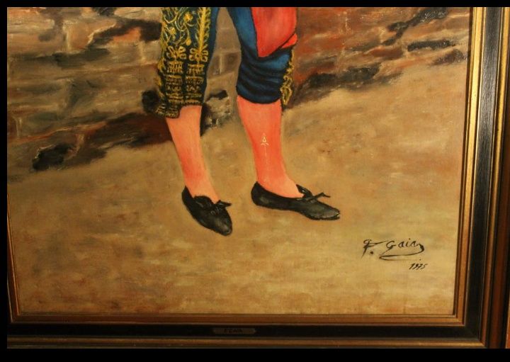 José falcão 1975 . Pintura Francisco Gaia