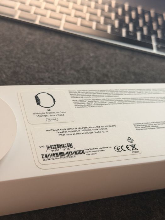 Apple Watch SE 2 gen 40mm czarny – komplet, kondycja 100%