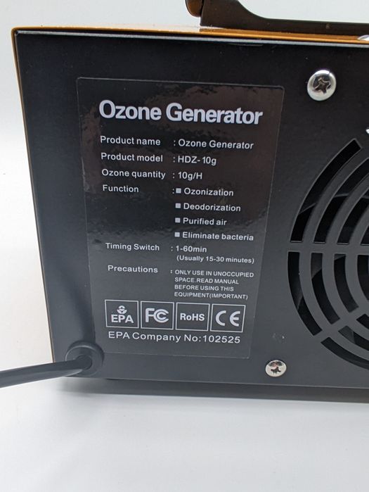 Generator Ozonu 10 000 mg/h oczyszczacz powietrza