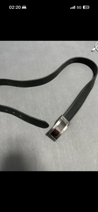 Pasek skórzany męski