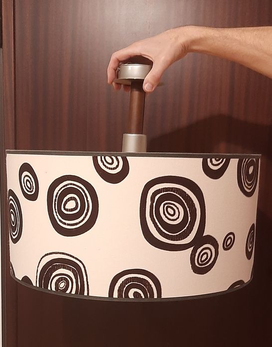 Abażur lampy beżowy