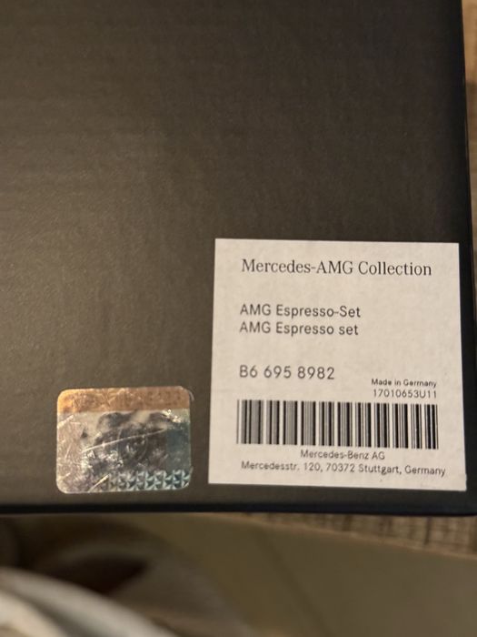 Filiżanki do espresso Mercedes AMG 2szt