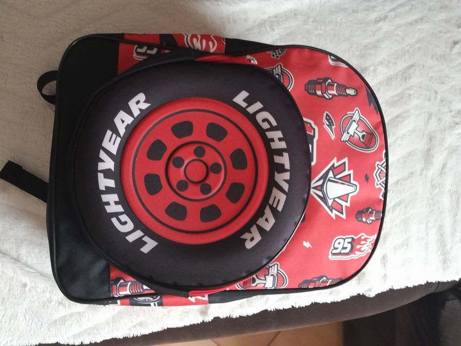 Plecak z kołem zapasowym