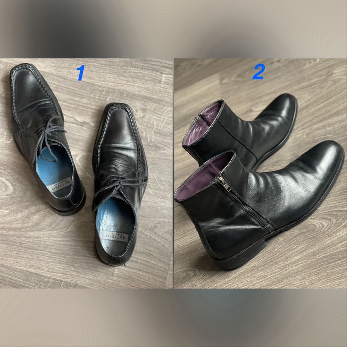 Взуття чоловіче шкіряне р. 42-43 туфлі чоботи хайтопи берці