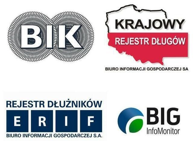 Czyszczenie BIK• KRD • BIG • ERIF • Komornik • Oddłużanie • Wypowiedziany Kredyt • Brak Zdolności Kredytowej •